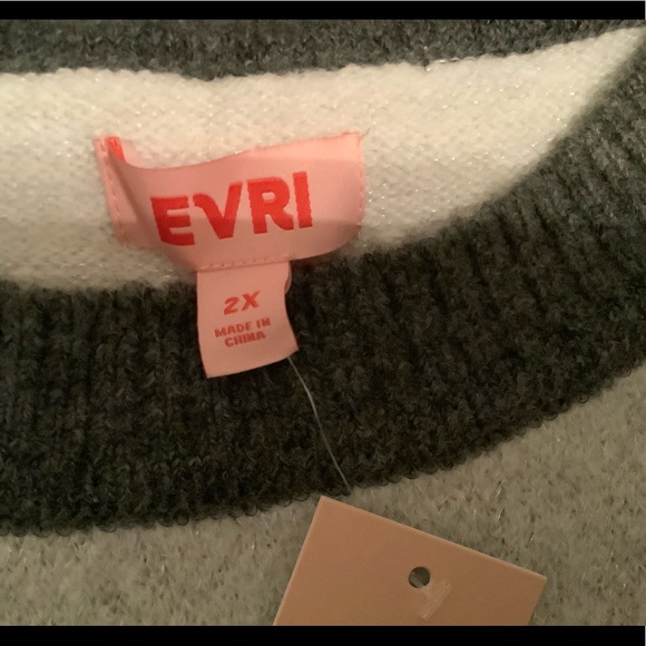 EVRI Size 2X, Women Plus Size Sweater, Thick - Picture 4 of 8